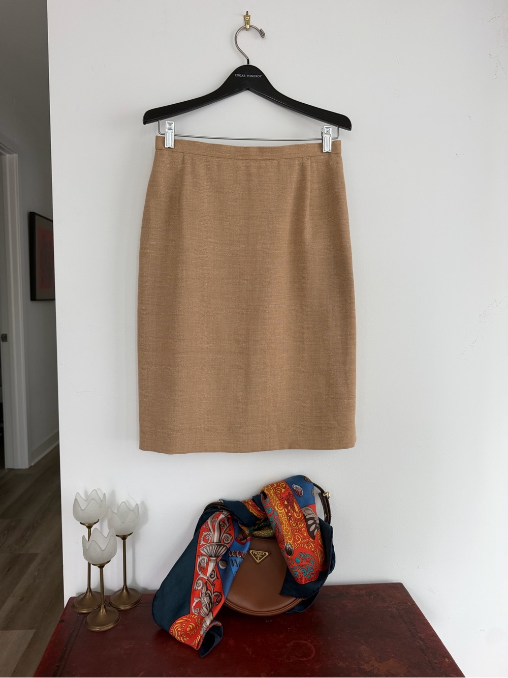 Akris Punto Camel Skirt